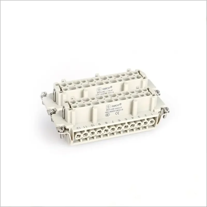 SO-HE-048-F Female inserts,48P+E,16A/500V